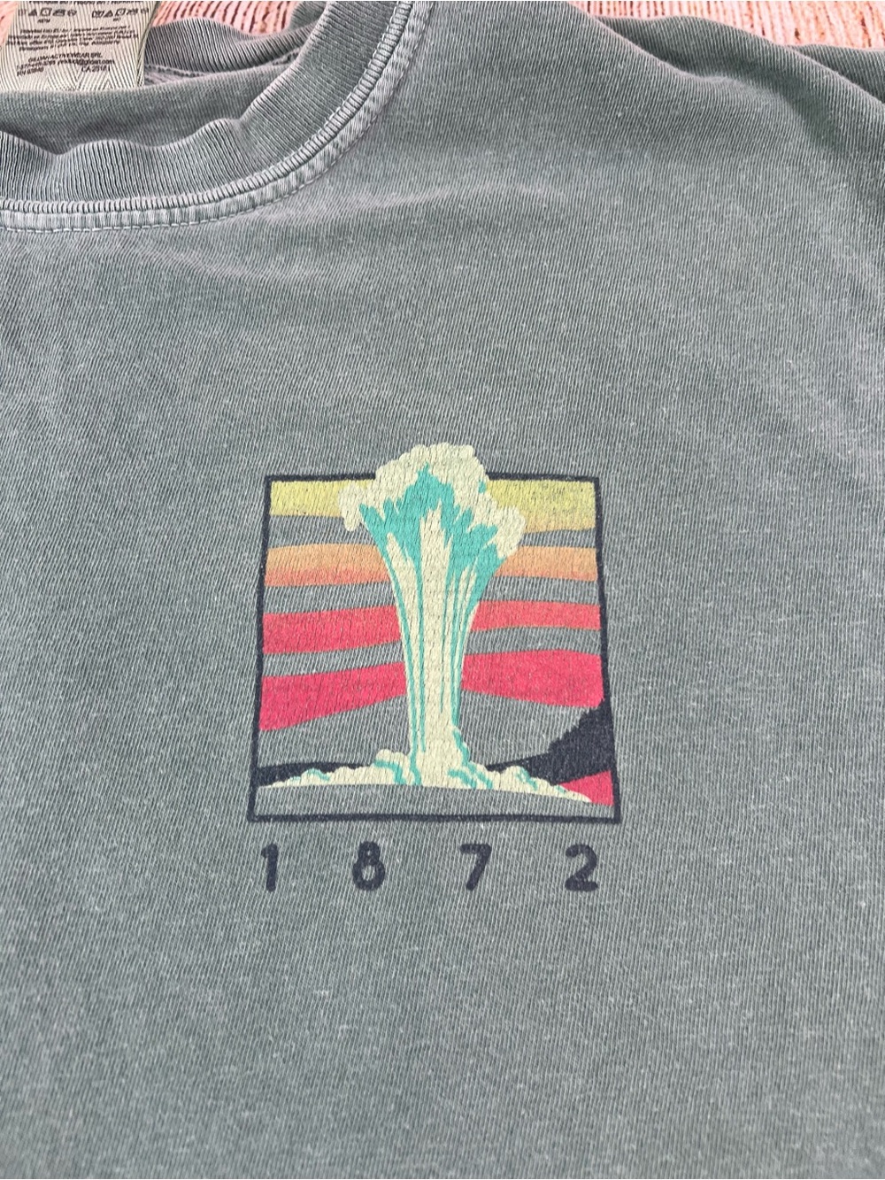 Yellowstone Comfort Colors Green T Shirt Size Medium - Picture 6 of 6